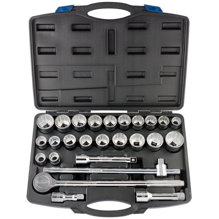 DRAPER 3/4" Square Drive Socket Set (26 Piece): Model No. SD26AMA/C