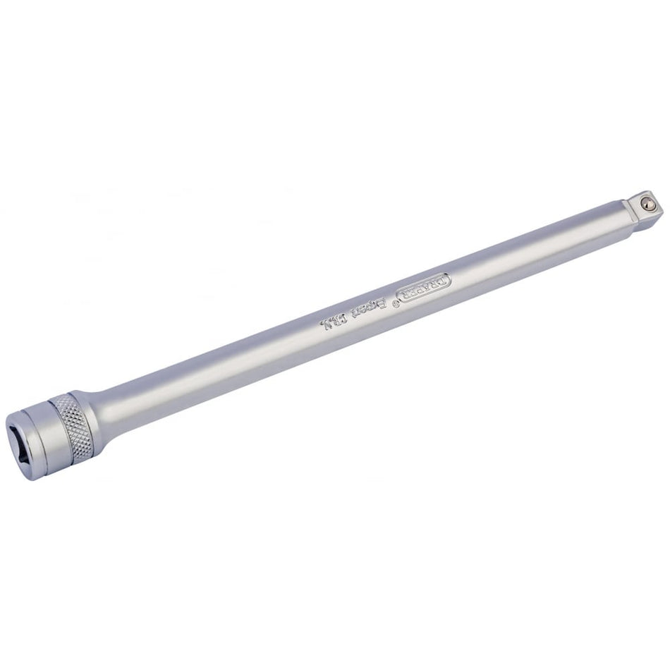 DRAPER 3/8" Square Drive Satin Chrome Wobble Extension Bar (200mm): Model No. D-WEXT/MS