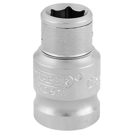 DRAPER 3/8" Square Drive x 1/4" Hexagon Screwdriver Bit Holding Socket: Model No. D-BH/B