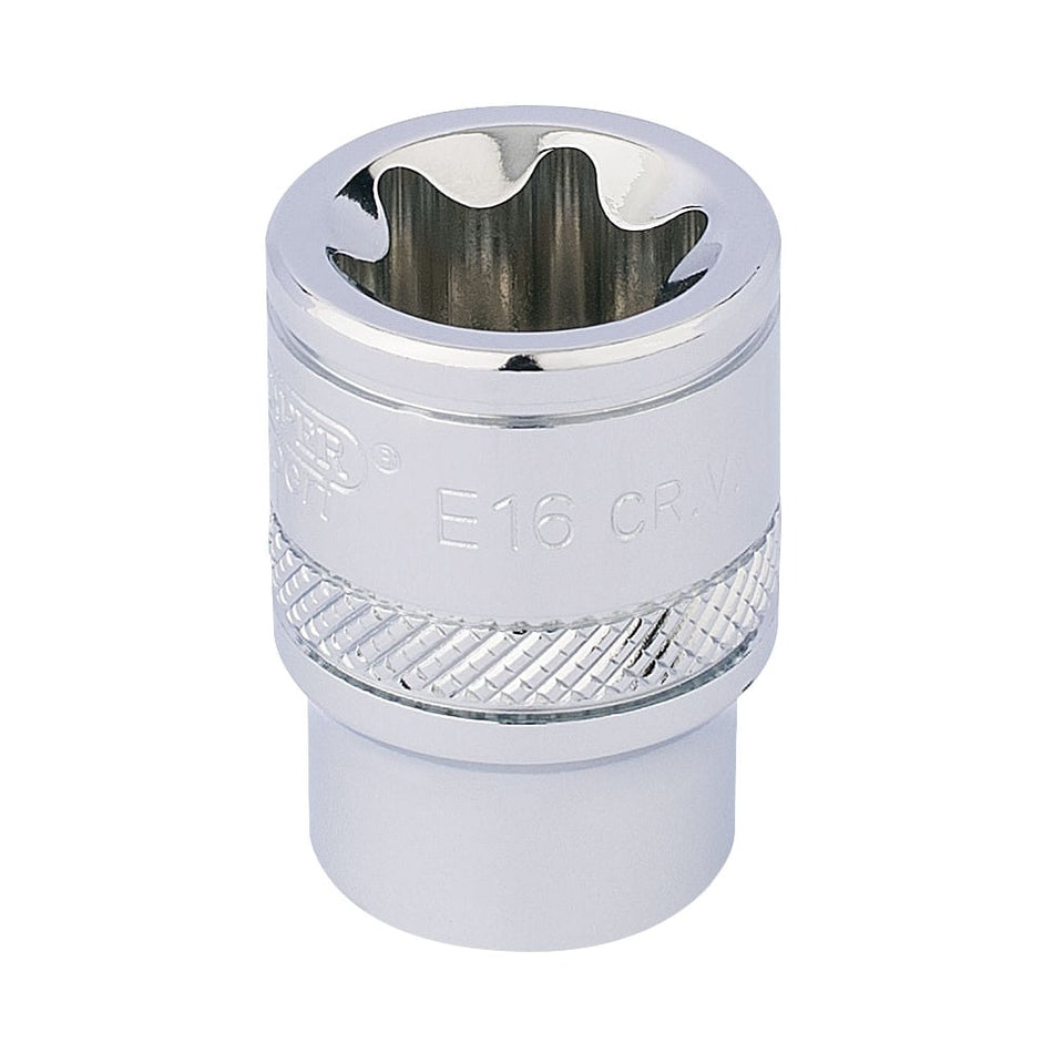 DRAPER 3/8" Square Drive Draper TX-STAR Socket (E16): Model No. TS38/B