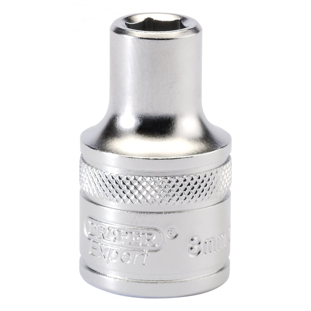 DRAPER 1/2" Square Drive 6 Point Metric Socket (8mm): Model No. H-MM/MS