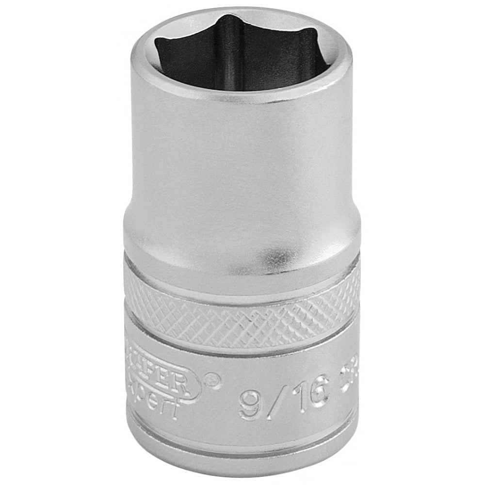 DRAPER 1/2" Square Drive 6 Point Imperial Socket (9/16"): Model No. H-AF/MS