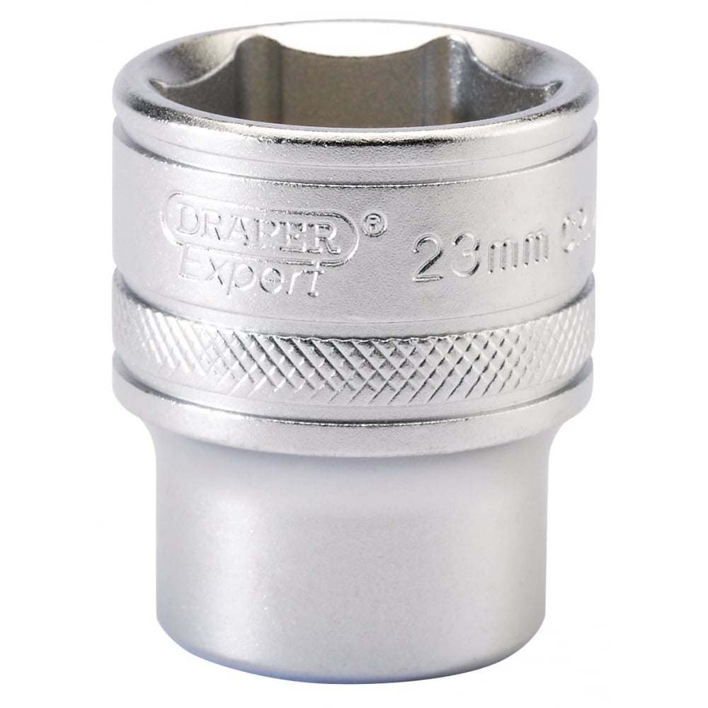 DRAPER 1/2" Square Drive 6 Point Metric Socket (23mm): Model No. H-MM/MS