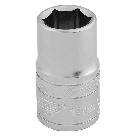 DRAPER 1/2" Square Drive 6 Point Metric Socket (14mm): Model No. H-MM/MS