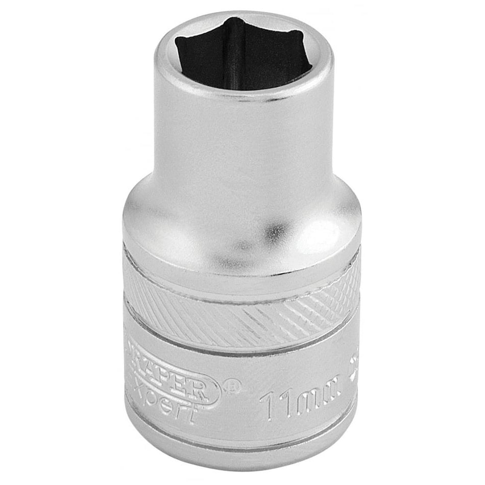 DRAPER 1/2" Square Drive 6 Point Metric Socket (11mm): Model No. H-MM/MS