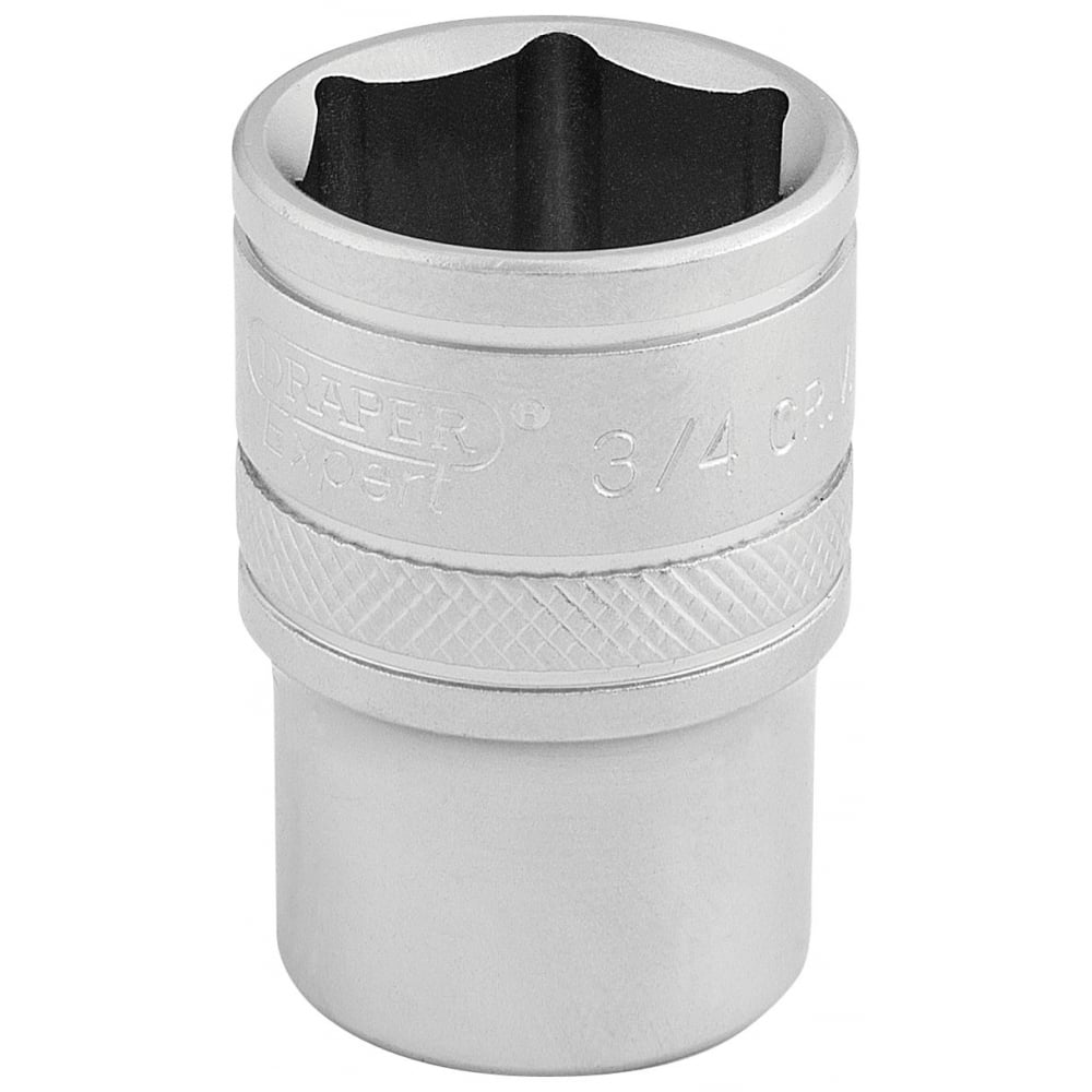 DRAPER 1/2" Square Drive 6 Point Imperial Socket (3/4"): Model No. H-AF/MS