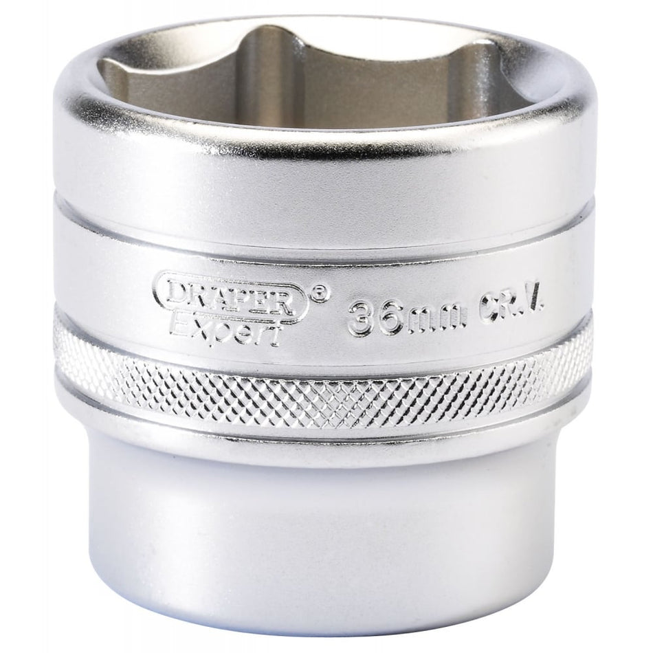 DRAPER 1/2" Square Drive 6 Point Metric Socket (36mm): Model No. H-MM/MS