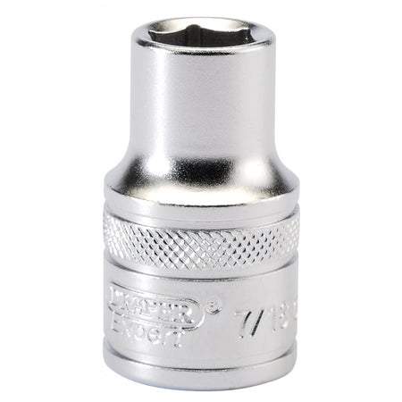 DRAPER 1/2" Square Drive 6 Point Imperial Socket (7/16"): Model No. H-AF/MS
