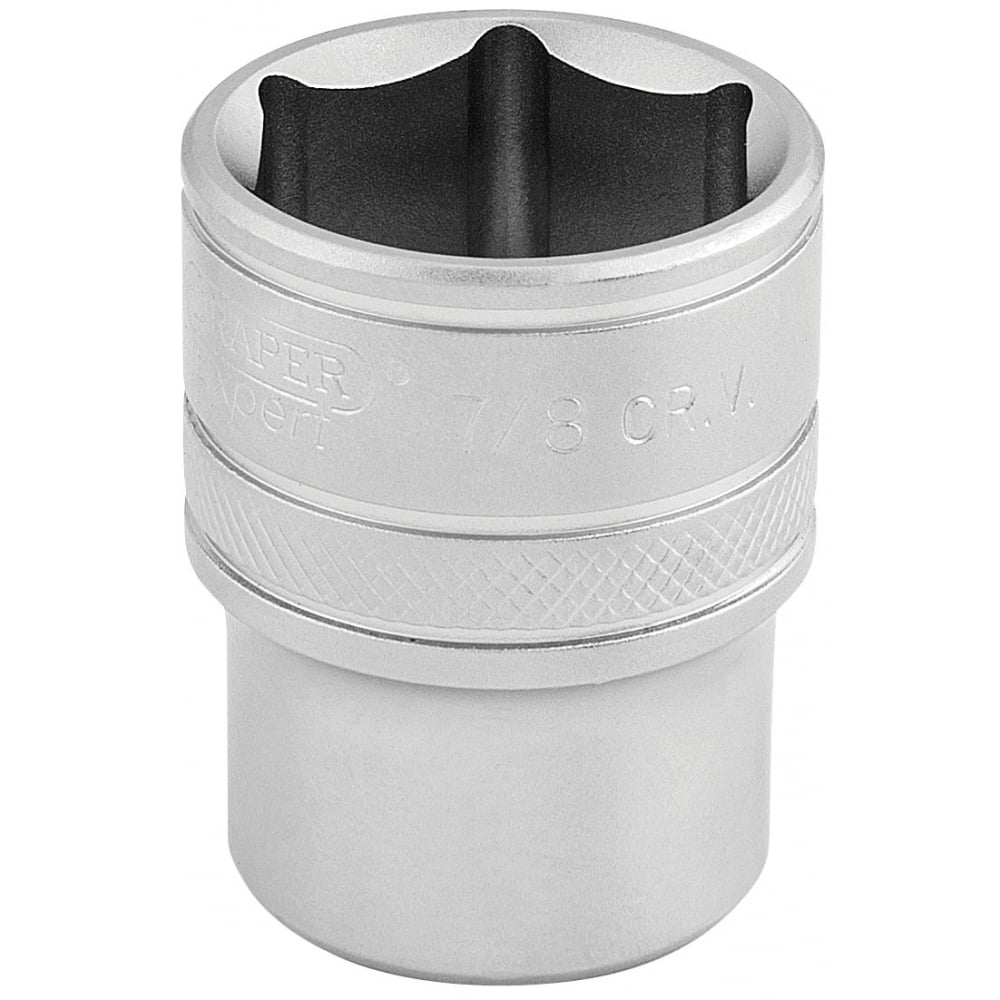DRAPER 1/2" Square Drive 6 Point Imperial Socket (7/8"): Model No. H-AF/MS