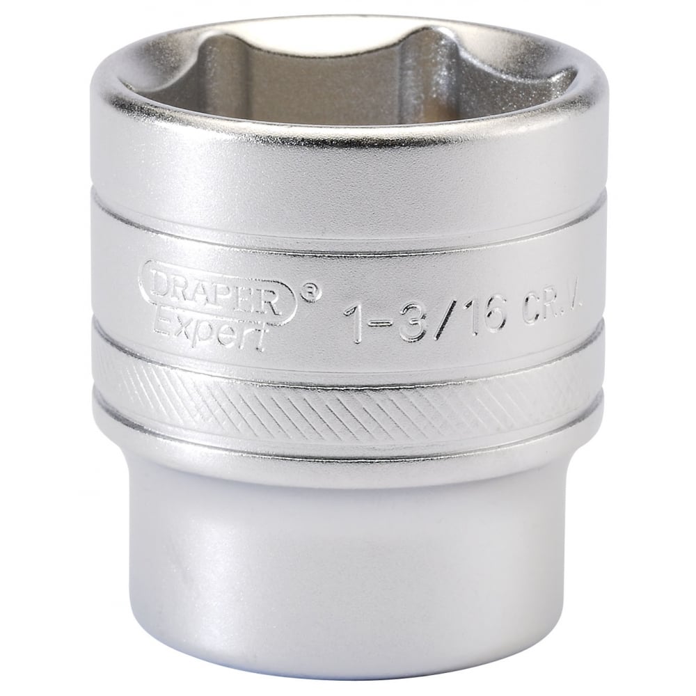 DRAPER 1/2" Square Drive 6 Point Imperial Socket (1.3/16"): Model No. H-AF/MS