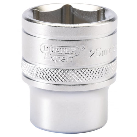 DRAPER 1/2" Square Drive 6 Point Metric Socket (25mm): Model No. H-MM/MS