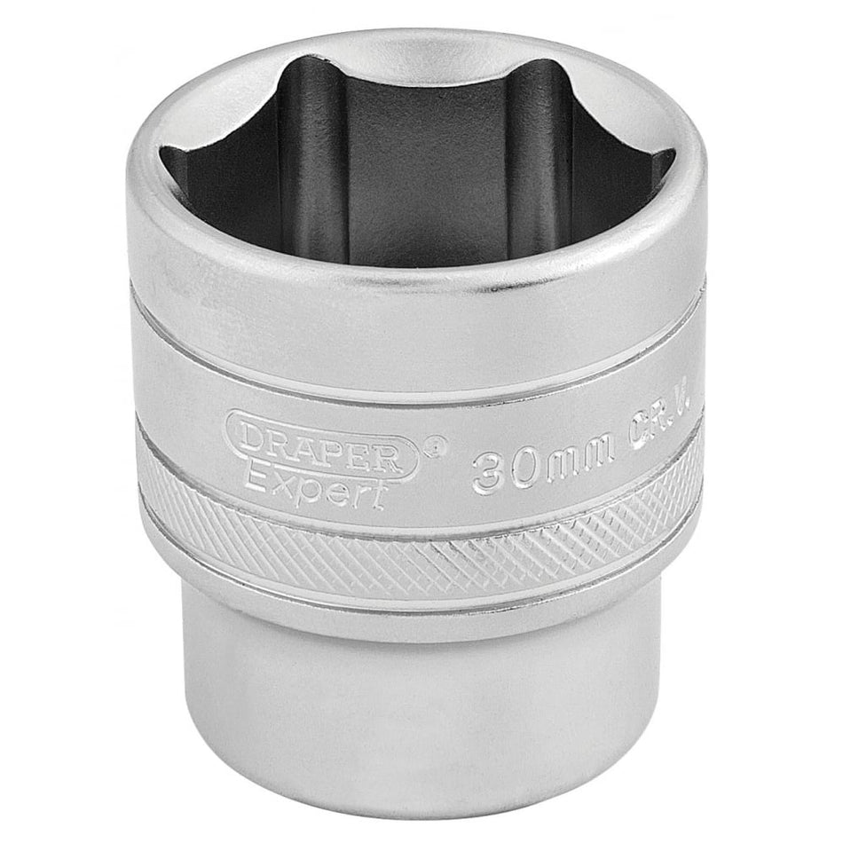 DRAPER 1/2" Square Drive 6 Point Metric Socket (30mm): Model No. H-MM/MS