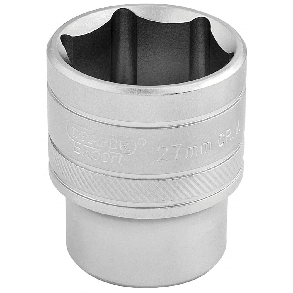 DRAPER 1/2" Square Drive 6 Point Metric Socket (27mm): Model No. H-MM/MS