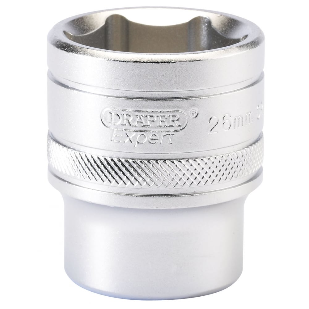 DRAPER 1/2" Square Drive 6 Point Metric Socket (26mm): Model No. H-MM/MS