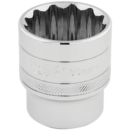DRAPER 1/2" Square Drive Hi-Torq 12 Point Socket (30mm): Model No. H-MM/B