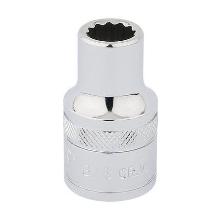 DRAPER 1/2" Square Drive Hi-Torq 12 Point Socket (3/8"): Model No. H-AF/B