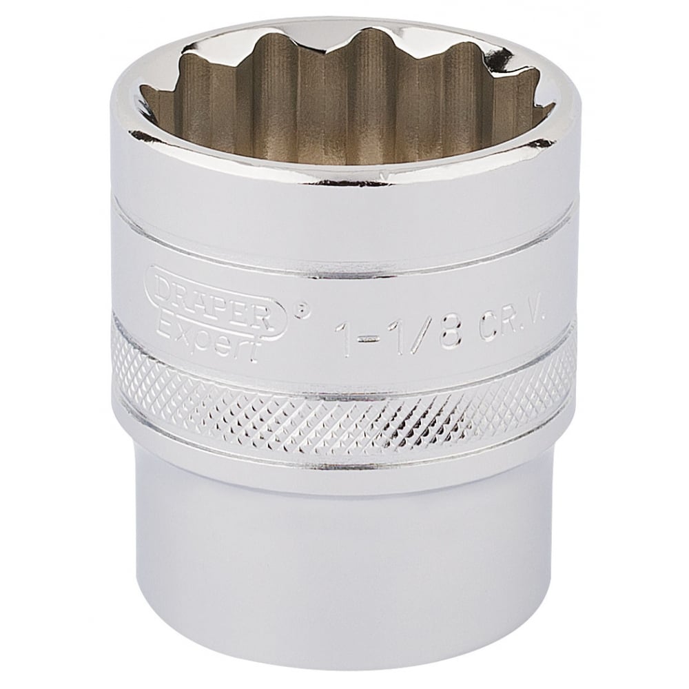 DRAPER 1/2" Square Drive Hi-Torq 12 Point Socket (1.1/8"): Model No. H-AF/B