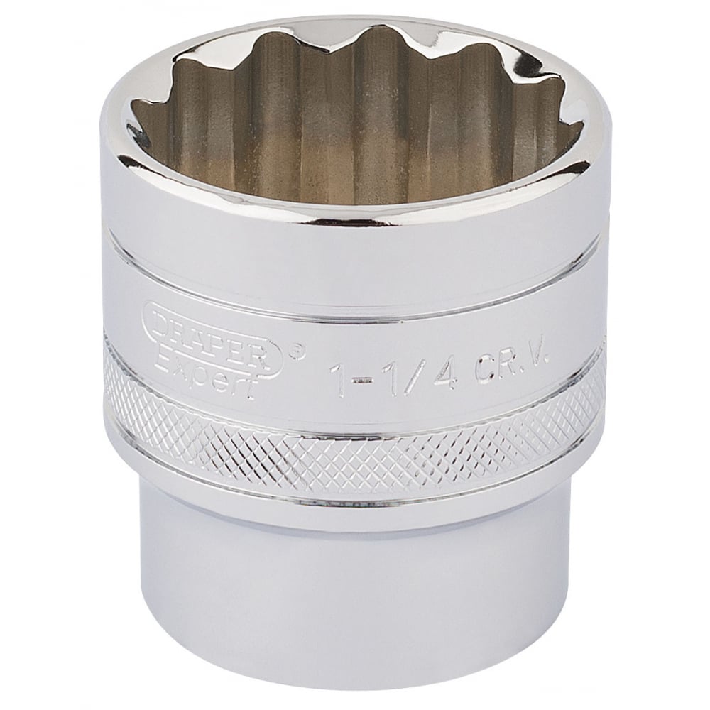 DRAPER 1/2" Square Drive Hi-Torq 12 Point Socket (1.1/4"): Model No. H-AF/B
