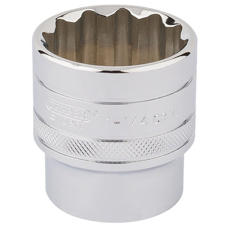 DRAPER 1/2" Square Drive Hi-Torq 12 Point Socket (1.1/4"): Model No. H-AF/B