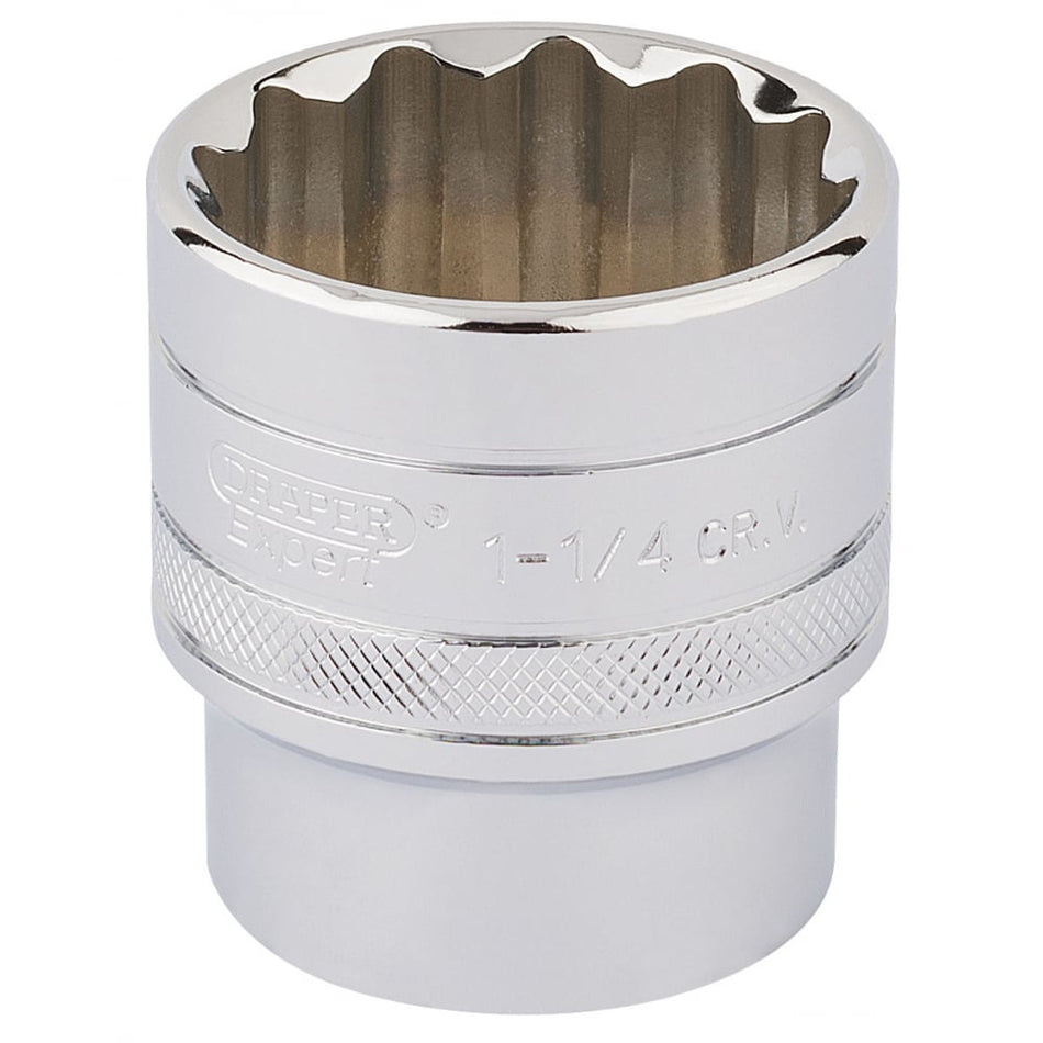 DRAPER 1/2" Square Drive Hi-Torq 12 Point Socket (1.1/4"): Model No. H-AF/B