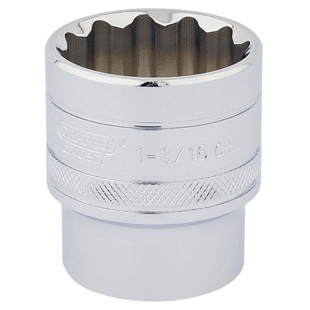 DRAPER 1/2" Square Drive Hi-Torq 12 Point Socket (1.3/16"): Model No. H-AF/B