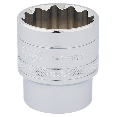 DRAPER 1/2" Square Drive Hi-Torq 12 Point Socket (1.3/16"): Model No. H-AF/B