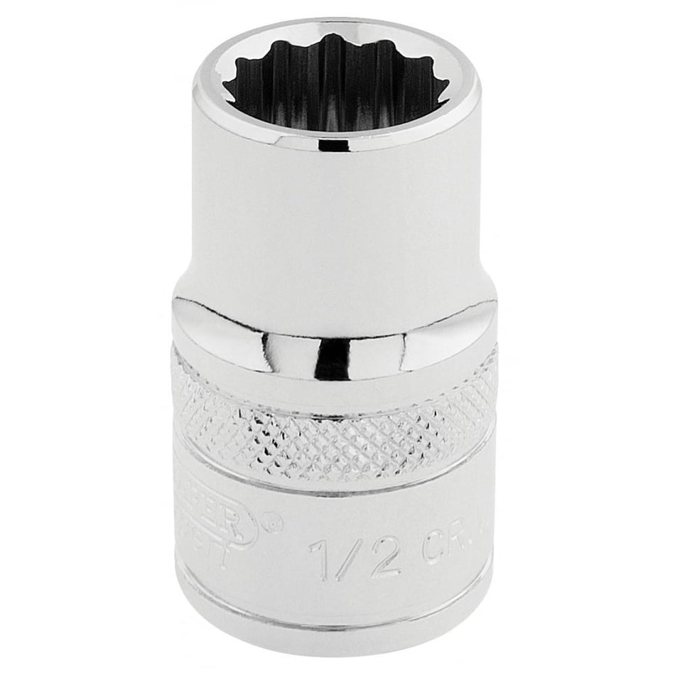 DRAPER 1/2" Square Drive Hi-Torq 12 Point Socket (1/2"): Model No. H-AF/B