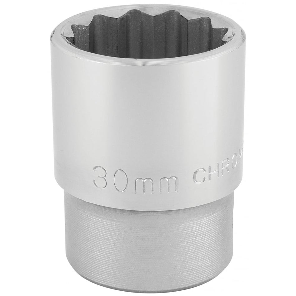 DRAPER 3/4" Square Drive 12 Point Socket (30mm): Model No. T-MM/B