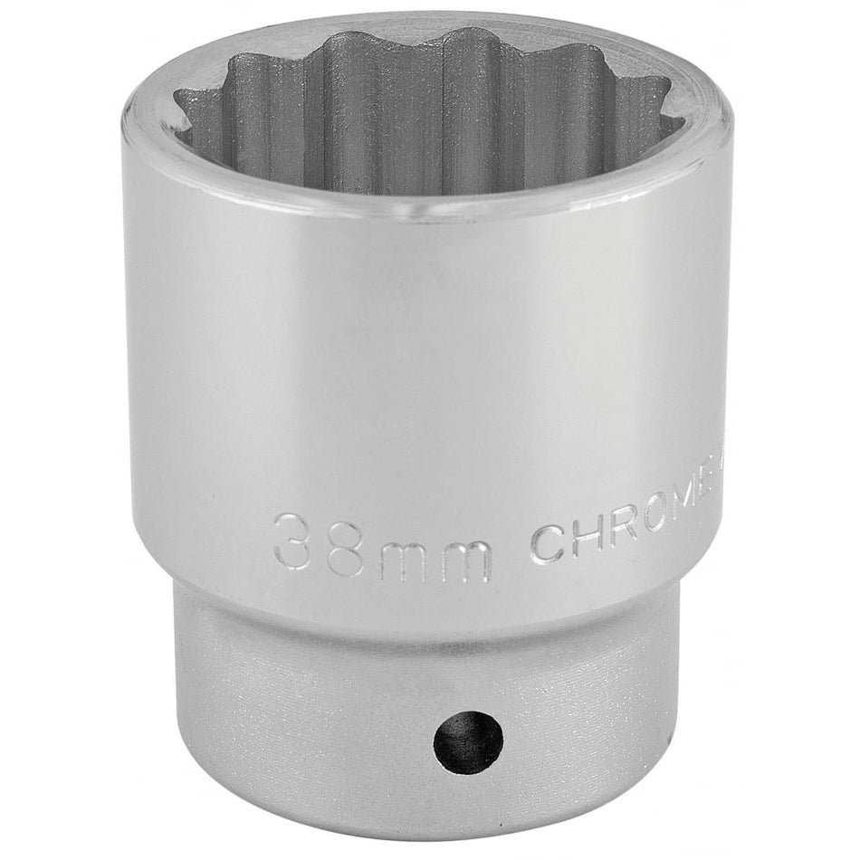 DRAPER 3/4" Square Drive 12 Point Socket (38mm): Model No. T-MM/B