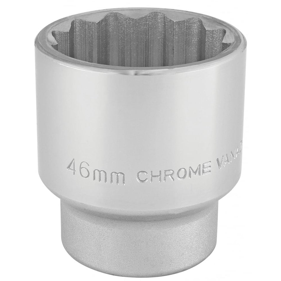 DRAPER 3/4" Square Drive 12 Point Socket (46mm): Model No. T-MM/B