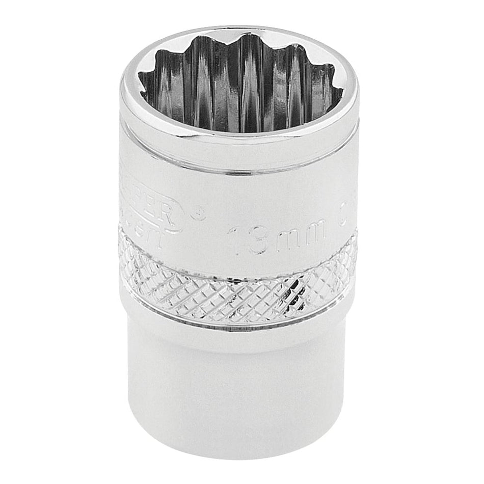 DRAPER 3/8" Square Drive Hi-Torq 12 Point Socket (13mm): Model No. D-MM/B
