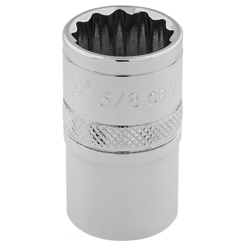 DRAPER 3/8" Square Drive Hi-Torq 12 Point Socket (5/8"): Model No. D-AF