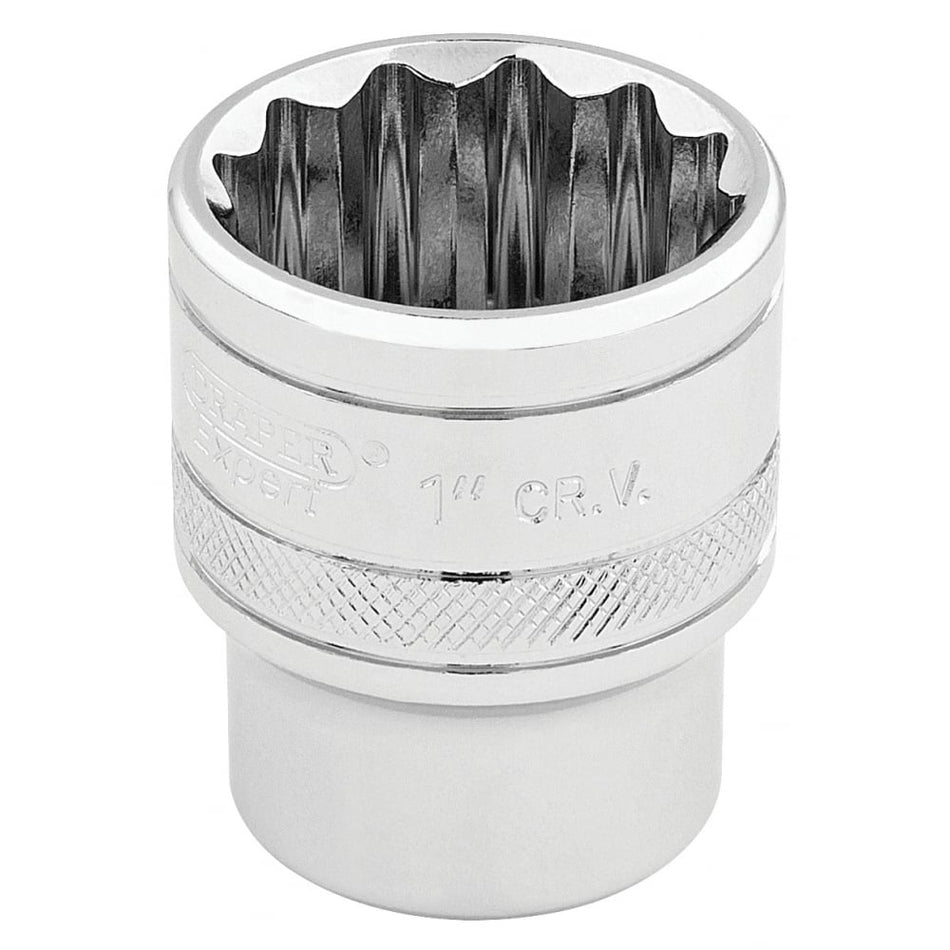 DRAPER 3/8" Square Drive Hi-Torq 12 Point Socket (1"): Model No. D-AF
