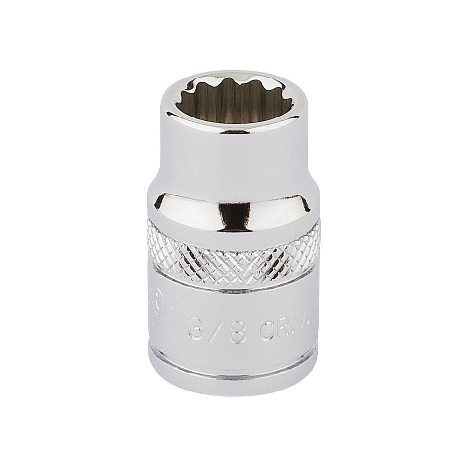 DRAPER 3/8" Square Drive Hi-Torq 12 Point Socket (3/8"): Model No. D-AF