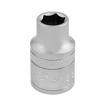DRAPER 3/8" Square Drive 6 Point Imperial Socket (5/16"): Model No. D-AF/MS