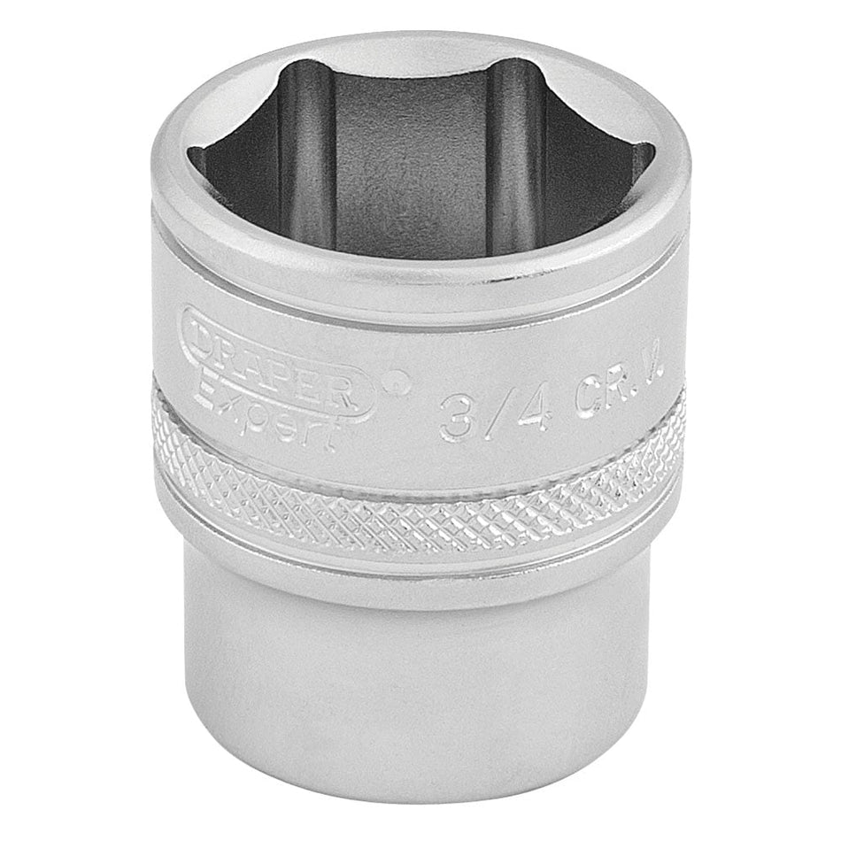 DRAPER 3/8" Square Drive 6 Point Imperial Socket (3/4"): Model No. D-AF/MS