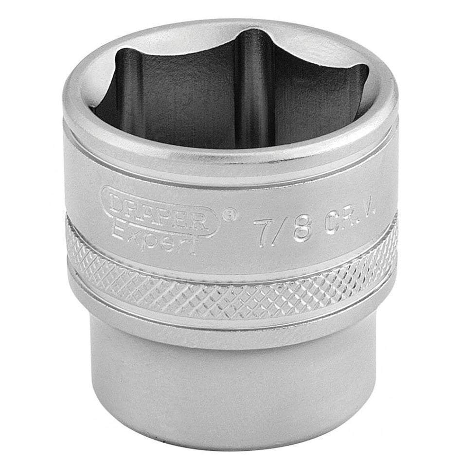 DRAPER 3/8" Square Drive 6 Point Imperial Socket (7/8"): Model No. D-AF/MS