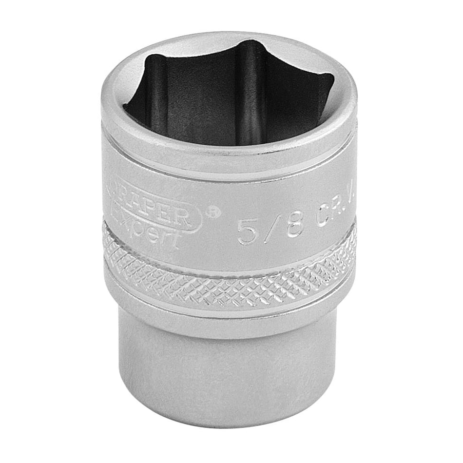 DRAPER 3/8" Square Drive 6 Point Imperial Socket (5/8"): Model No. D-AF/MS