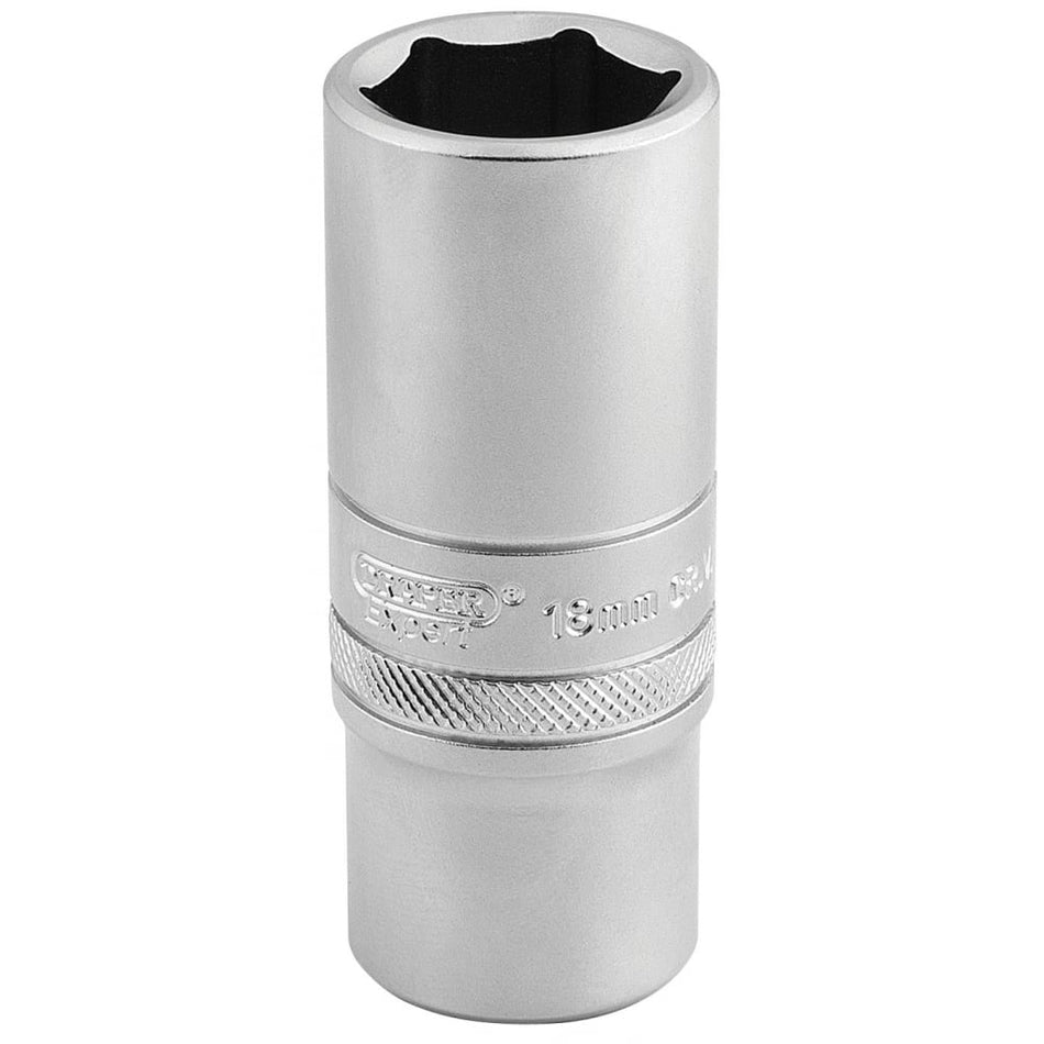 DRAPER 3/8" Square Drive 6 Point Metric Deep Socket (19mm): Model No. DT-MM/MS