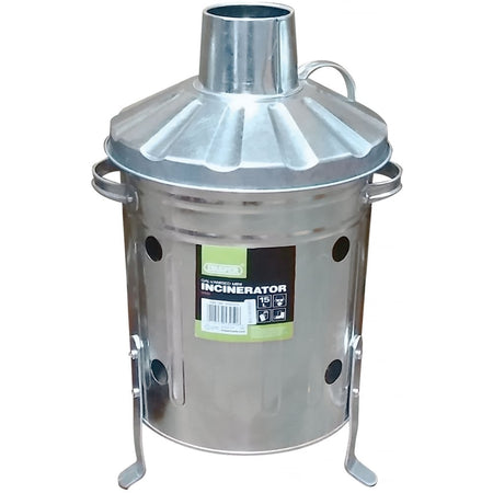DRAPER Galvanised Mini Incinerator (15L): Model No. GMI