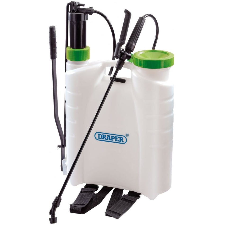 DRAPER Knapsack Pressure Sprayer (12L): Model No. PS12K