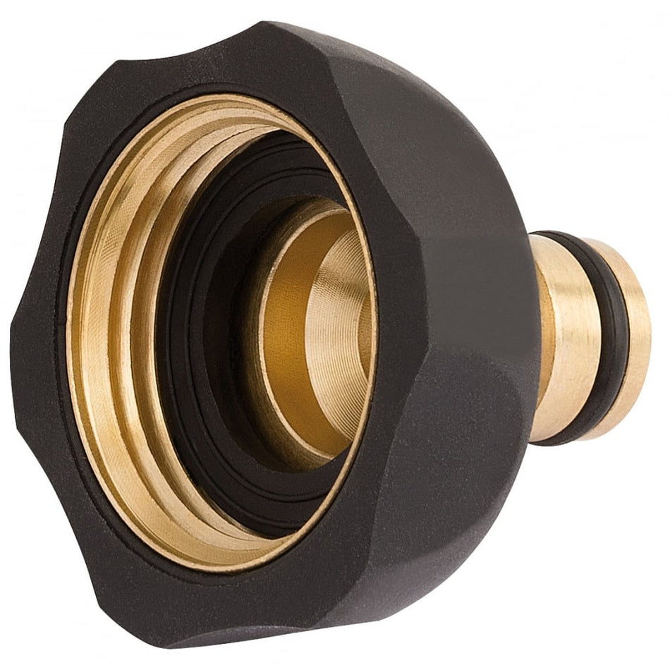 DRAPER Brass and Rubber Tap Connector (1"): Model No. GWBR-TC-1