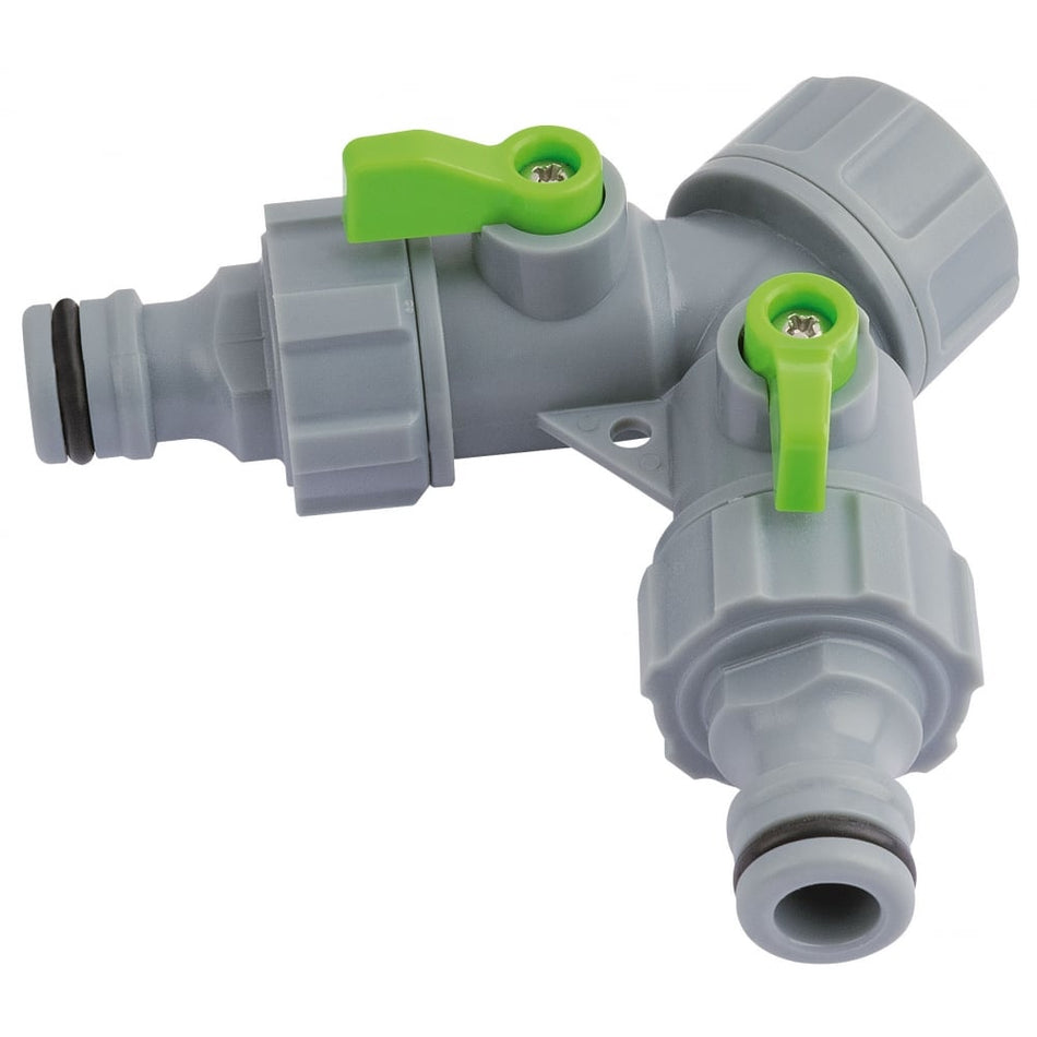 DRAPER 2-Way Tap Connector: Model No. GWPPTC-2