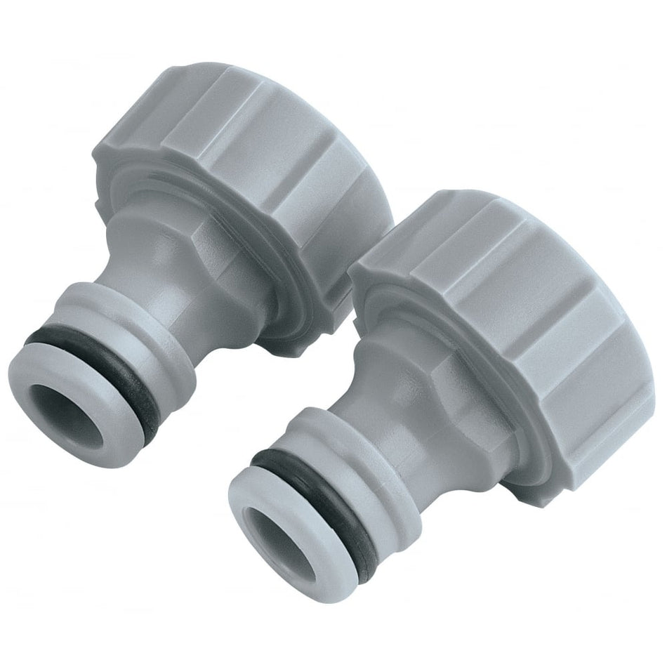 DRAPER 3/4" BSP Outdoor Tap Connectors (twin pack): Model No. GWPPTC2