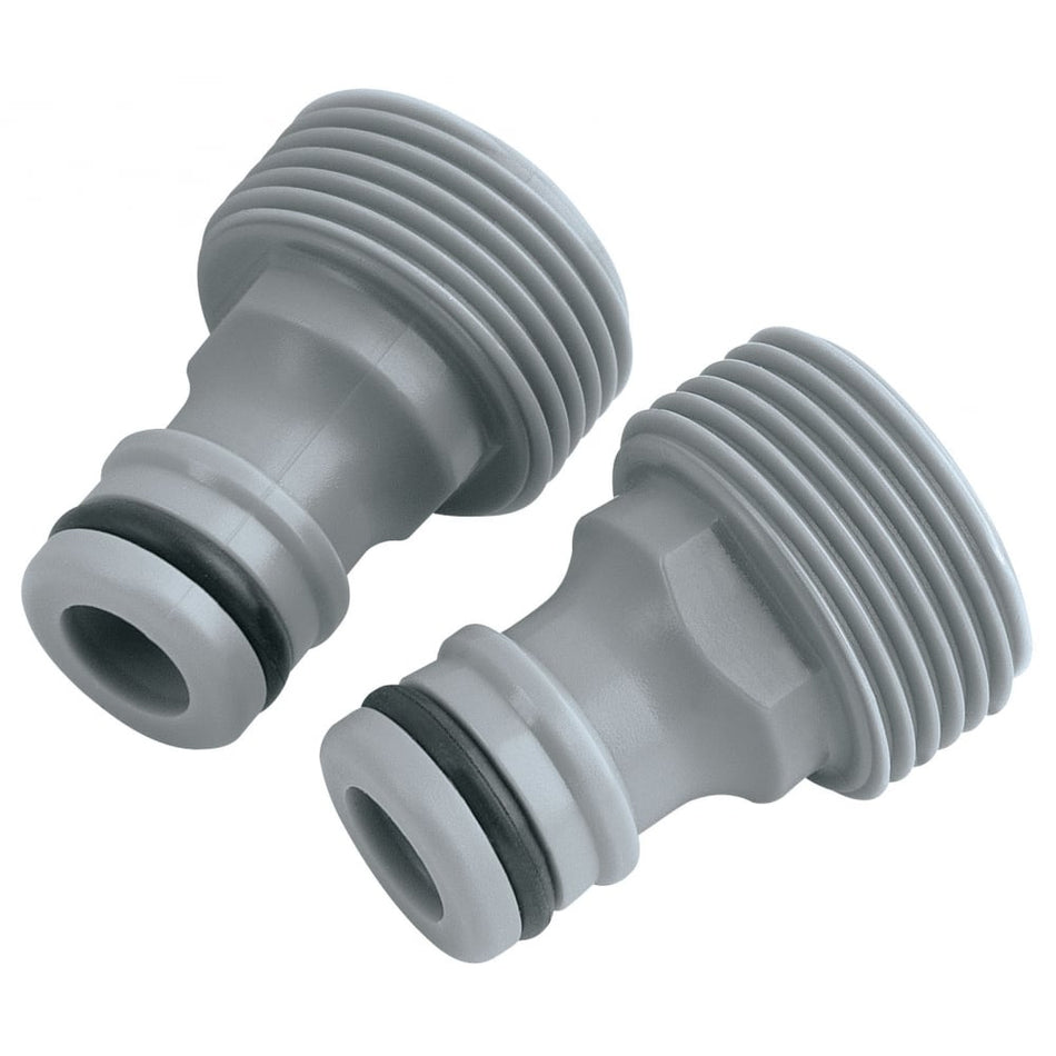 DRAPER 3/4" BSP Female to Male Connectors (twin pack): Model No. GWPPMC2