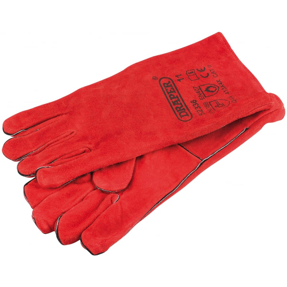 DRAPER Leather Welders Gauntlets: Model No. LWG/B