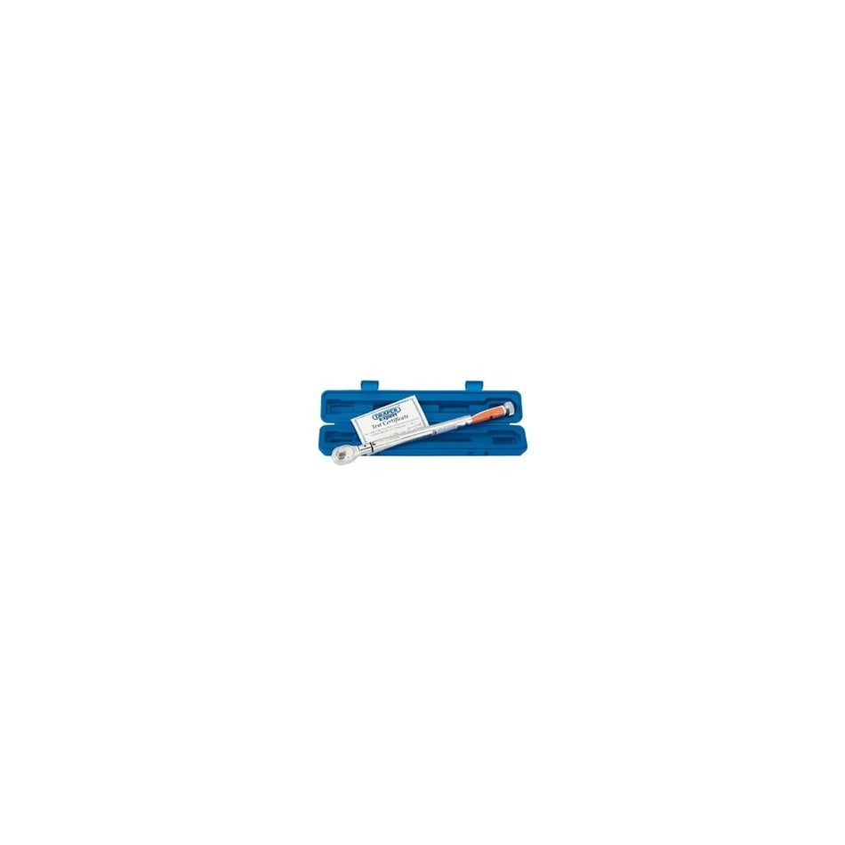DRAPER Expert 1/2" Square Drive Precision Torque Wrench: Model No. EPTW30-100