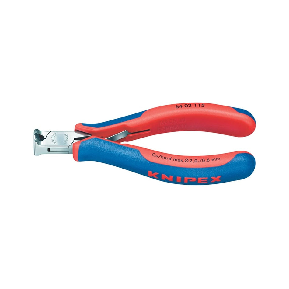 Knipex 115mm Electronics End Cutting Nipper: Model No. 64 02 115