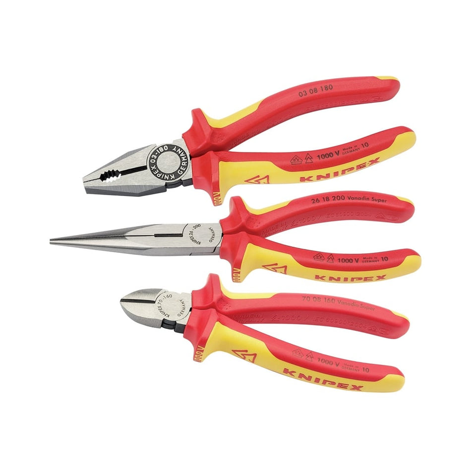 VDE Plier Assembly Pack (3 Piece): Model No. 00 20 12