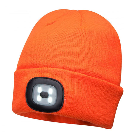 Portwest Beanie USB Rechargeable LED Head Light B029